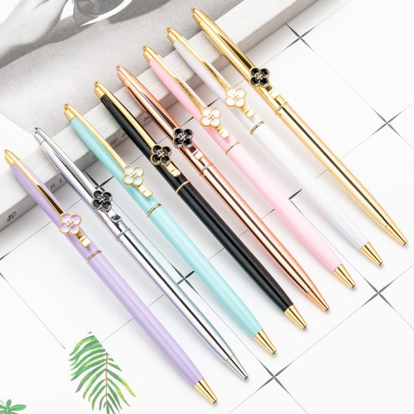 Custom Logo Lucky Clover Pen